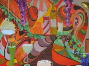 Cafe Calpyso painting by Arneldo