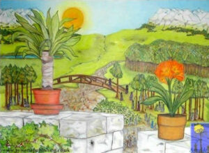 The Bridge painting by Arneldo