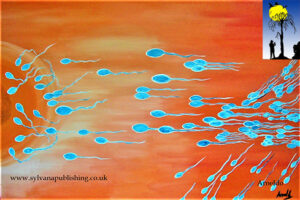 The Swim of a Lifetime - original oil painting by Arneldo